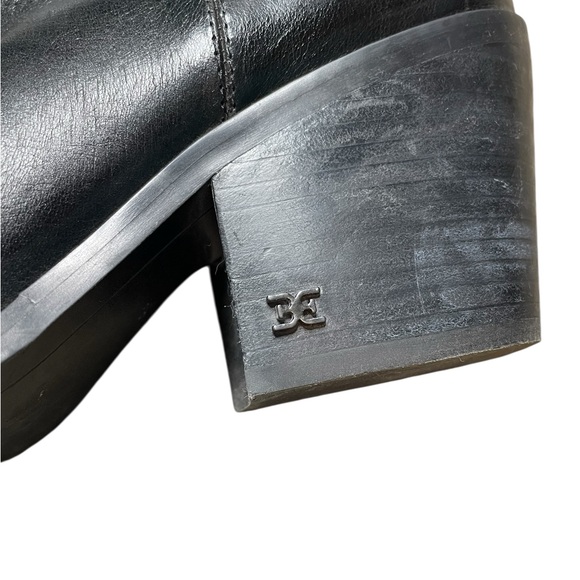 Sam Edelman Black Heeled Ankle Boots - Picture 8 of 11